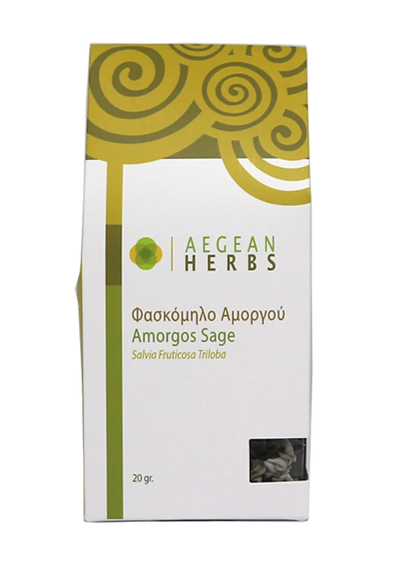 Amorgos Sage: Biodynamically grown sage from Amorgos island, Greece.