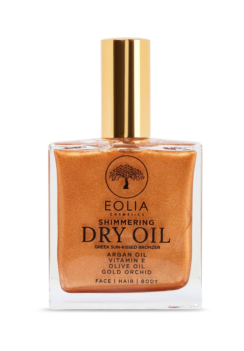 Eolia Natural Cosmetics Dry Oil Shimmer Bronzer Gold Orchid 100ml