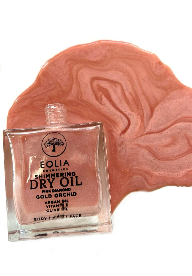 Eolia Natural Cosmetics Dry Oil Shimmer Bronzer Gold Orchid 100ml
