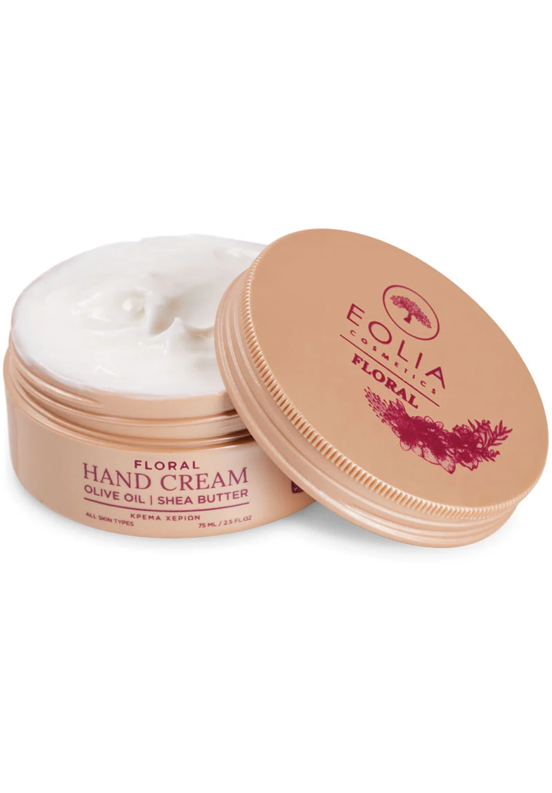 Eolia Natural Cosmetics Hand Cream Floral 75ml.Experience the ultimate nourishment and hydration.
