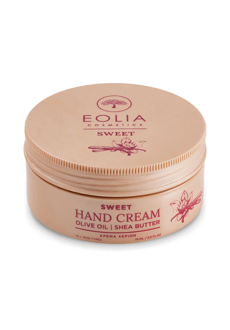 Eolia Natural Cosmetics Hand Cream Vanilla 75ml. Pamper your hands with Eolia's Vanilla Hand Cream
