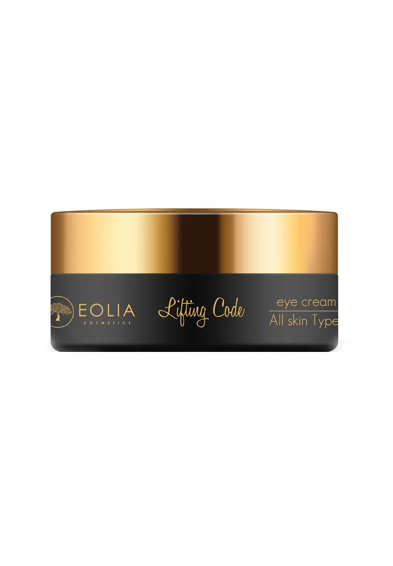 Eolia Natural Cosmetics Lifting Code Augencreme - Sofortiges Spannungsgefühl, 12 Wirkstoffe für gezielte Regeneration. Ideal für den empfindlichen Augenbereich.