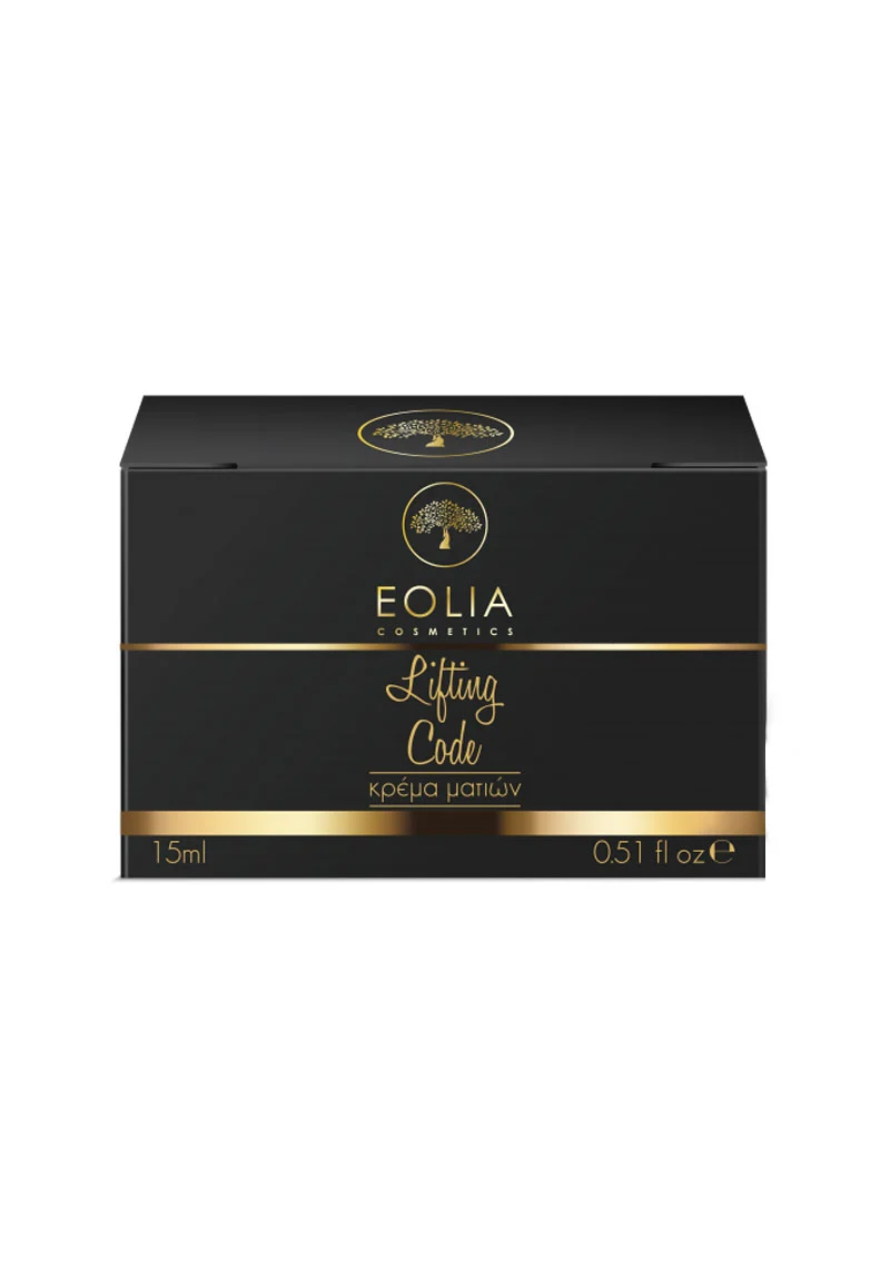 Eolia Natural Cosmetics Lifting Code Augencreme - Sofortiges Spannungsgefühl, 12 Wirkstoffe für gezielte Regeneration. Ideal für den empfindlichen Augenbereich.