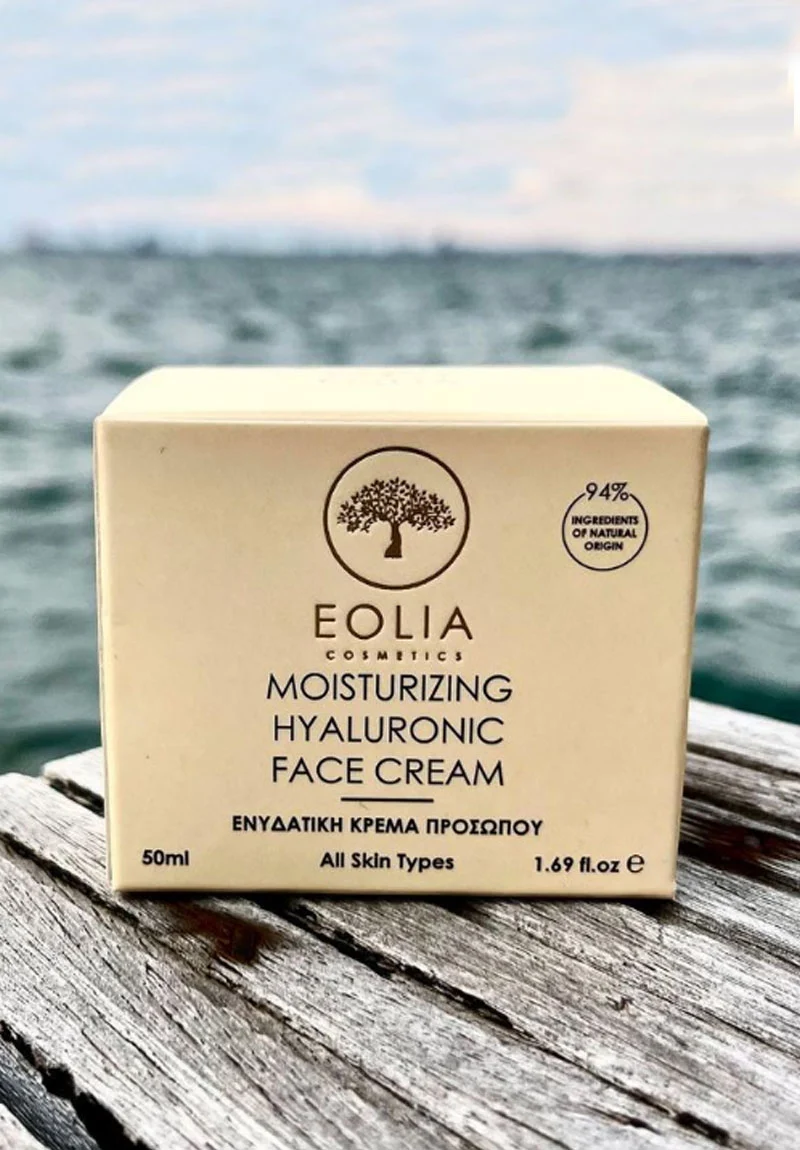Eolia Moisturising Face Cream – Hydrate and revitalize with the power of natural ingredients, including hyaluronic acid and olive oil.